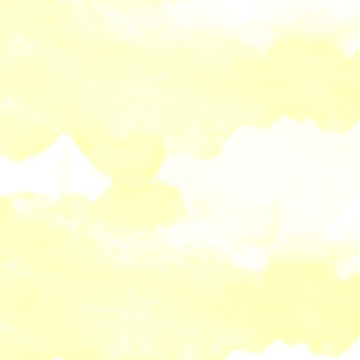 Seamless 3D PBR Soft Pastel Yellow Watercolor Texture with Subtle Blends