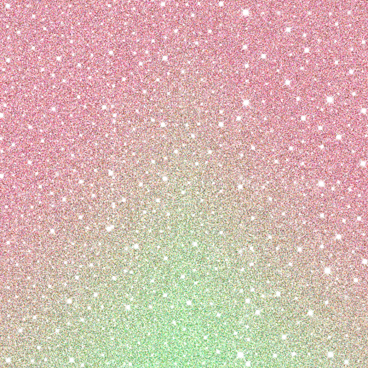 Glitter with Pink to Green Sparkling Gradient seamless PBR texture preview