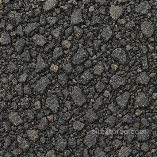 Recycled Asphalt Millings seamless Asphalt PBR texture