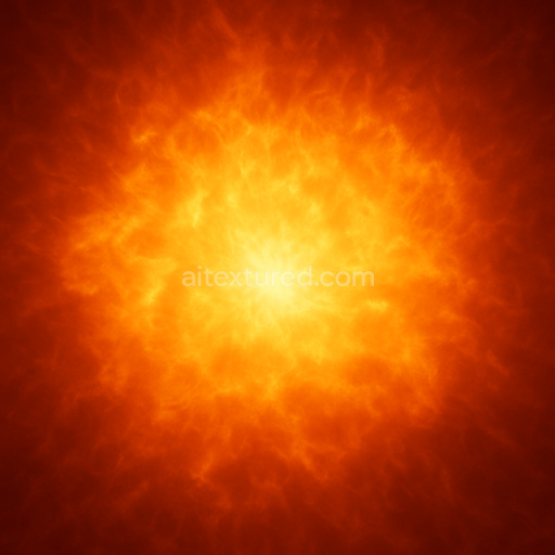 Seamless 3d texture pbr 8k fire burst glow with fire pulse and fire energy aura