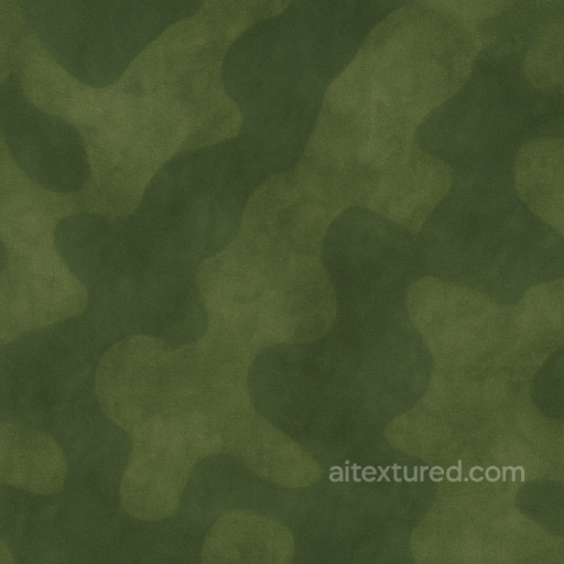 Forest Green Organic Camouflage Surface seamless Color Camouflage PBR texture