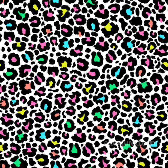 Bright Multicolor Leopard Print Pattern Seamless Texture Leopard Print texture preview