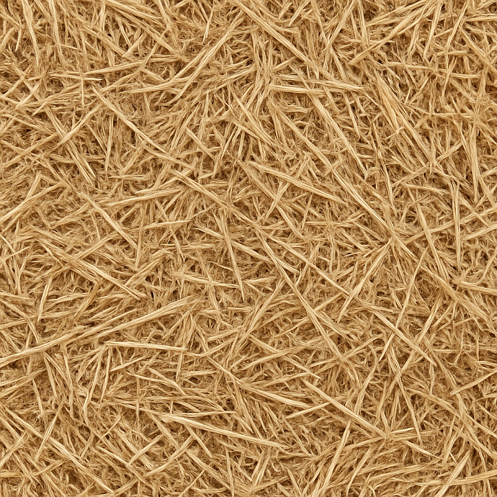 Photorealistic Straw seamless PBR texture preview