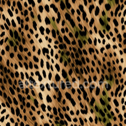 seamless Seamless 3D PBR Leopard Print Fabric Texture with Natural Brown and Black Spots texture 8k free download PBR