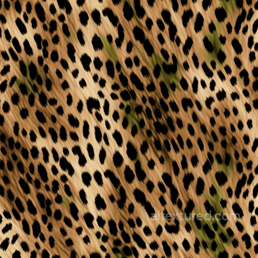 Leopard Print Fabric Texture with Natural Brown and Black Spots seamless Leopard Print PBR texture