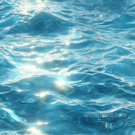 water PBR texture with realistic sunlit ocean surface and gentle waves Water texture preview