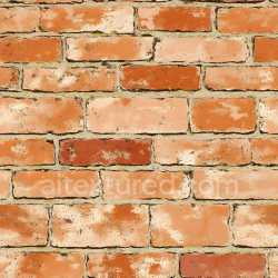 seamless Seamless 3D PBR Texture of Weathered Cracked Red Brick Wall with Chipped Surfaces texture 8k free download PBR