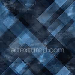 seamless Seamless 3D PBR Texture Featuring Dark Blue Geometric Plaid Pattern with Overlapping Rectangles texture 8k free download PBR