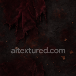 seamless Seamless 3d texture PBR 8k dark velvet fabric with blood red stains for Halloween decor texture 8k free download PBR