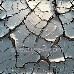 seamless Seamless 3D PBR cracked dry earth texture with deep jagged fissures and peeling crust texture 8k free download PBR