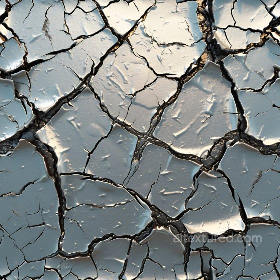 Cracked Dry Earth Texture With Deep Jagged Fissures And Peeling Crust Cracked & Holes texture preview