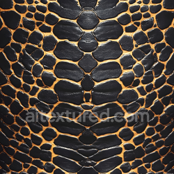 seamless Seamless 3D PBR Texture of Glossy Reptilian Skin Scales with Deep Crevices texture 8k free download PBR