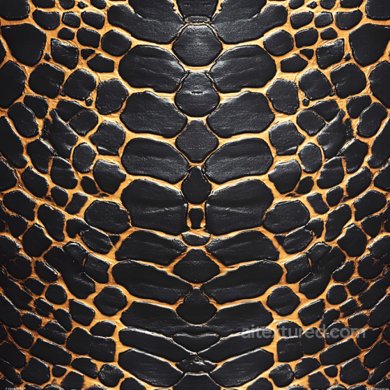 Glossy Reptilian Skin Scales Seamless Texture with Deep Crevices Skin texture preview