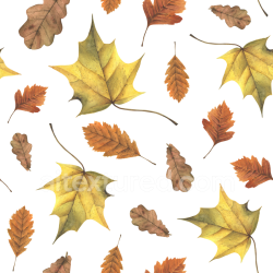 seamless Seamless 3D PBR Texture Featuring Realistic Autumn Leaves in Warm Tones texture 8k free download PBR