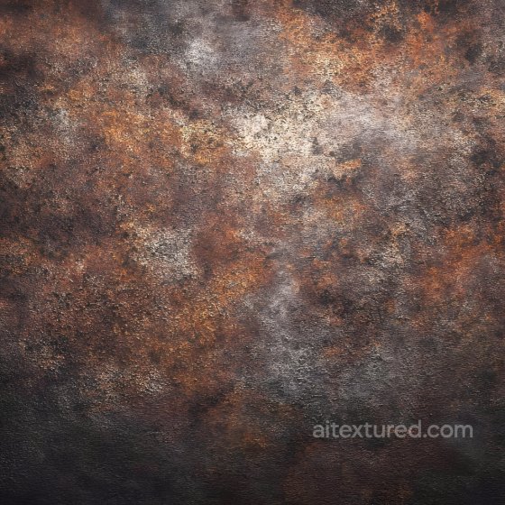 Rusted Metal Texture Featuring Extensive Cracks and Surface Corrosion Rust texture preview