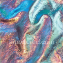 seamless Seamless 3D Iridescent Embossed Leather PBR Texture with Multi-color Sheen texture 8k free download PBR