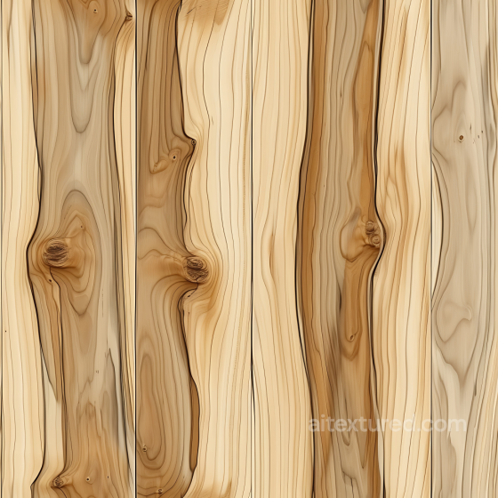 Pine Wood Planks PBR Texture with Natural Knots and Grain Wood texture preview