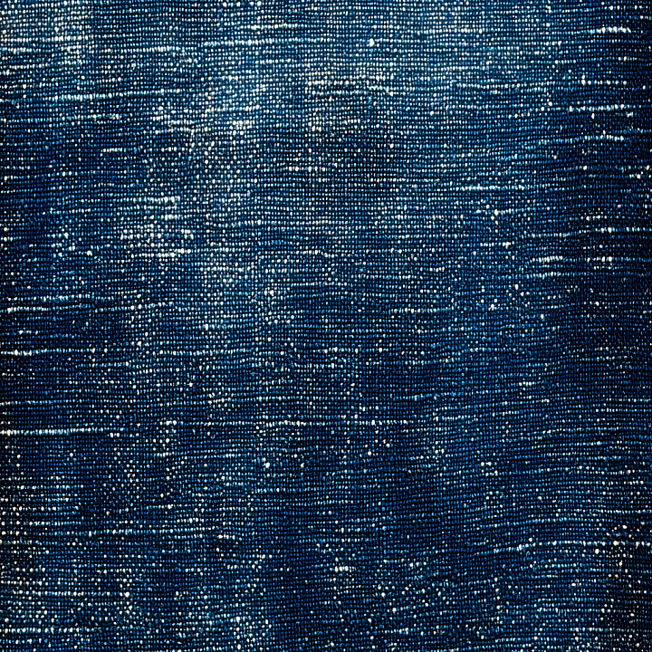 Cracked Denim Fabric With Distressed Blue Weave seamless PBR texture preview