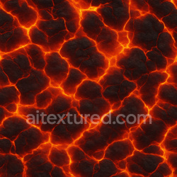 seamless Bright Lava Texture texture 1024x1024 free download PBR