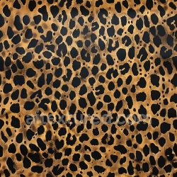 seamless Seamless 3D Leopard Print Leather PBR Texture with Raised Grain and Deep Black Pattern texture 8k free download PBR