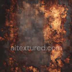 seamless Seamless 3D Rusty Metal PBR Texture Featuring Cracks, Holes, and Corrosion Damage texture 8k free download PBR