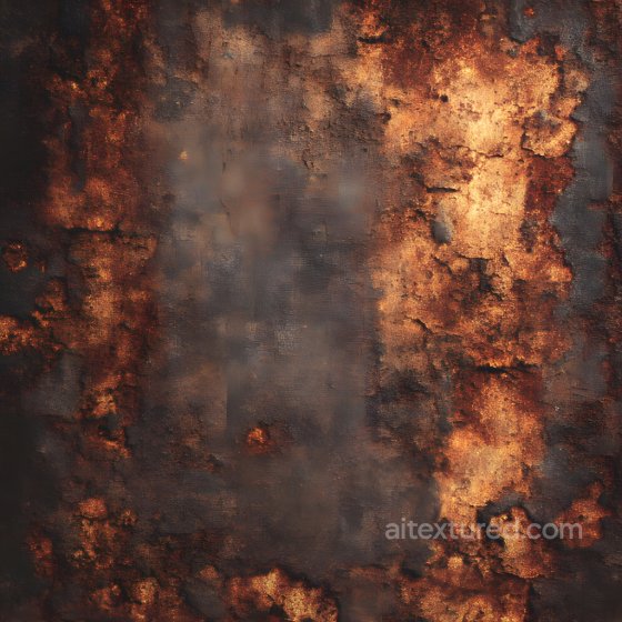 Rusty Metal PBR Texture Featuring Cracks, Holes, and Corrosion Damage Rust texture preview