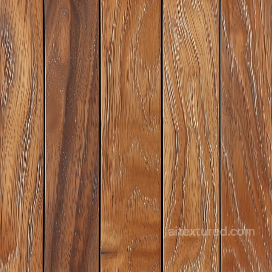 Polished Teak Wood Floor Texture with Rich Grain and Warm Tones Wood texture preview