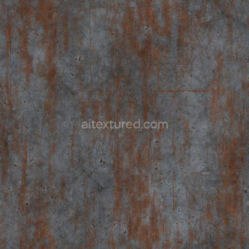 Metal Plates Seamless Pbr Texture Rusty Weathered Industrial Surface Grunge