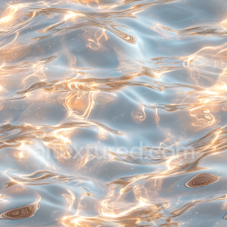 seamless Seamless 3D Stylized Liquid Surface Water PBR Texture with Soft Warm Highlights and Reflective Waves texture 8k free download PBR