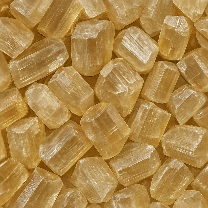 Topaz Rough Crystal With Cleavage Planes And Sparkle Highlights seamless PBR texture preview
