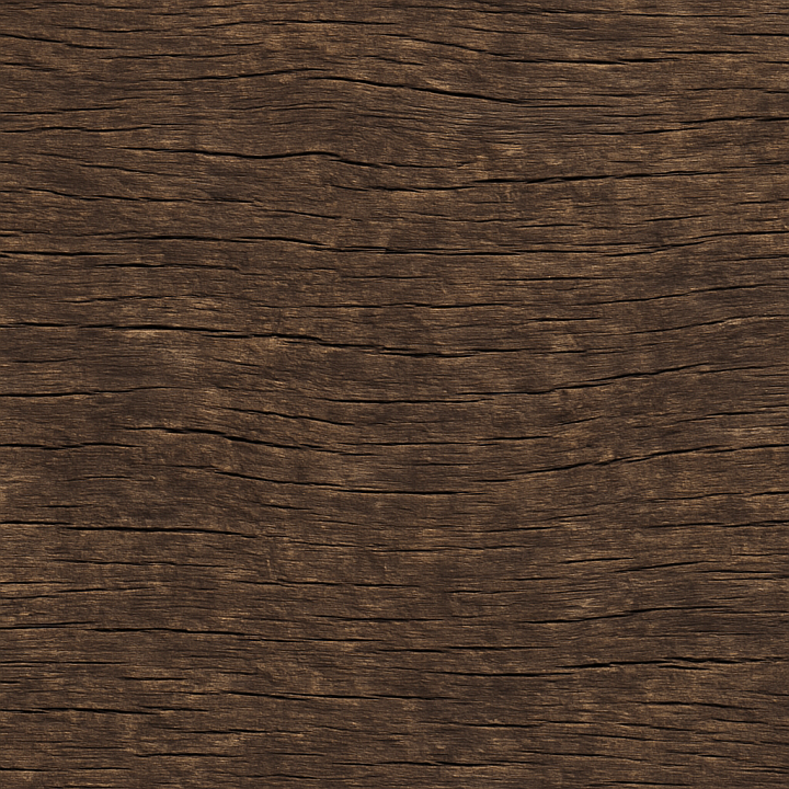 Cracked Wood Surface With Aged Wood And Dark Brown Hues seamless PBR texture preview