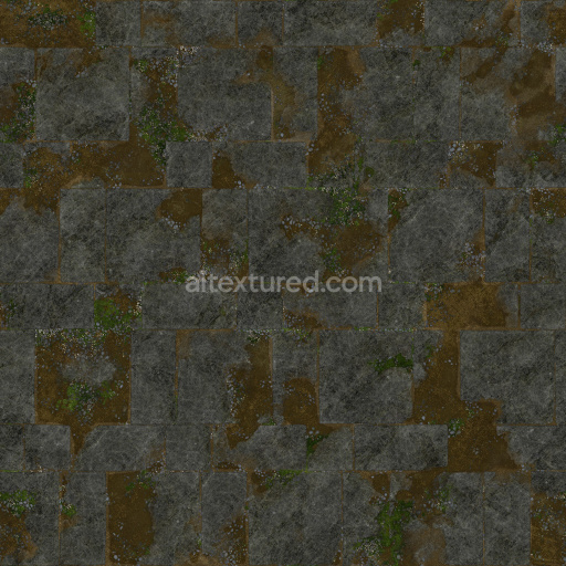 Tiles Stone Pavement Dark Weathered Tileable Rough Coarse Gritty Organic