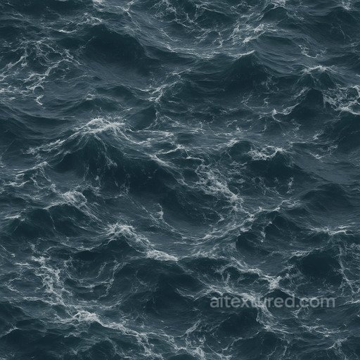 Stormy Ocean Seamless Texture seamless Water PBR texture