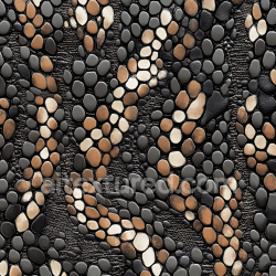 seamless Seamless 3D PBR Texture of Exotic Reptilian Skin with Highly Detailed Scales and Varied Tones texture 8k free download PBR
