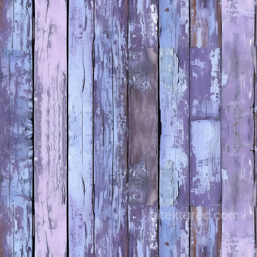 Painted Weathered Wood Planks in Purple Tones Seamless Texture seamless Wood PBR texture