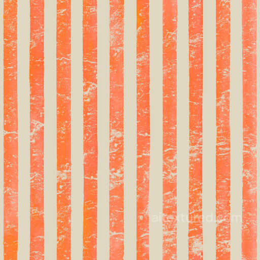 Watercolor Stripes Texture with Vertical Orange Bands on Beige seamless Watercolor Stripes PBR texture