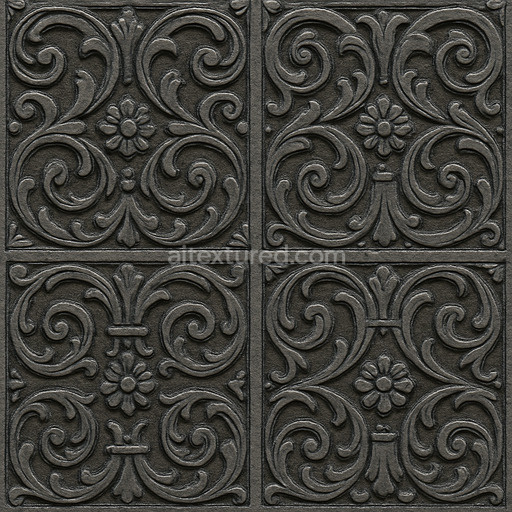 Ornate Basalt Texture Seamless