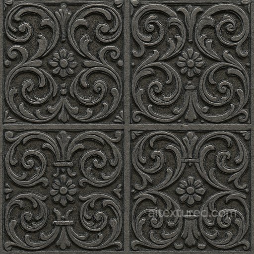 Ornate Basalt Seamless Texture seamless Stone PBR texture