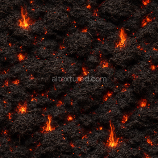 Burning Turf Texture