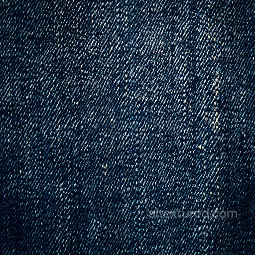 Cracked Denim Fabric PBR Texture with Blue Worn Pattern seamless Denim jeans PBR texture