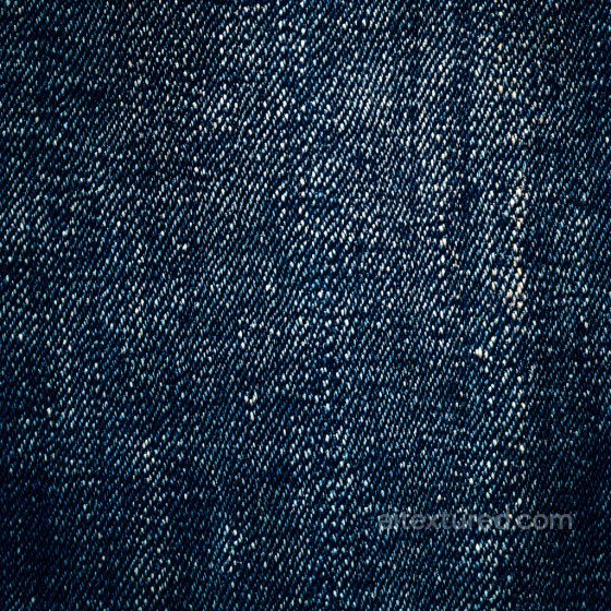Cracked Denim Fabric PBR Texture with Blue Worn Pattern Denim jeans texture preview