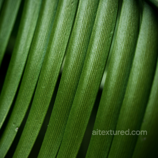 High-Detail Close-Up Texture of Natural Green Plant Veins seamless Fabric PBR texture