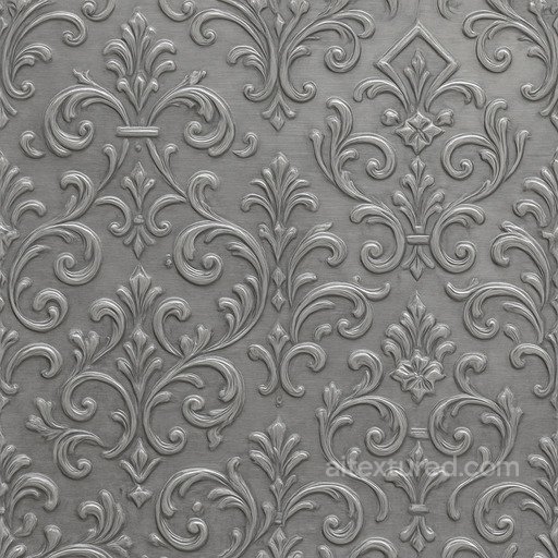Ornate Aluminum Seamless Texture seamless Metal PBR texture