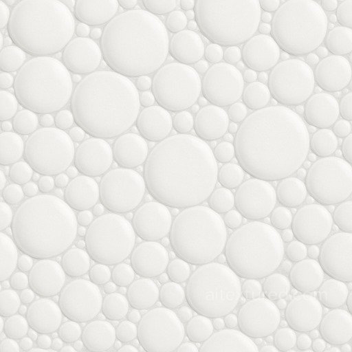 White Bubbles Seamless Texture seamless Foam PBR texture