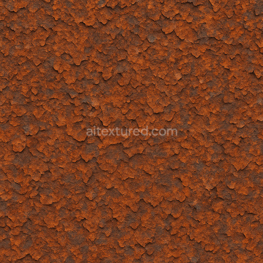 Rusty Rust Flakes Seamless Texture
