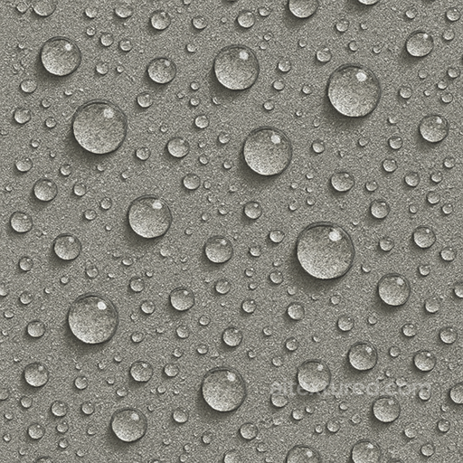 Spherical Droplets On Fabric Surface seamless Drops on the surface PBR texture