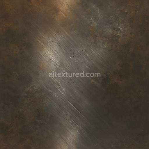 Seamless 3d texture pbr 8k burnished bronze furniture metal finish