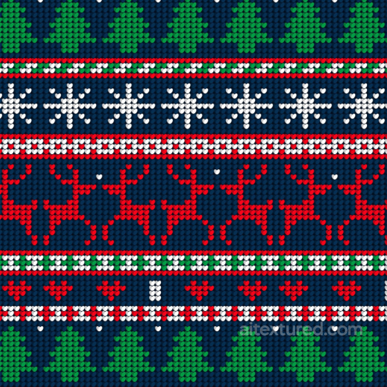 Featuring Christmas Knit Pattern with Reindeer and Trees All Christmas Digital paper texture preview