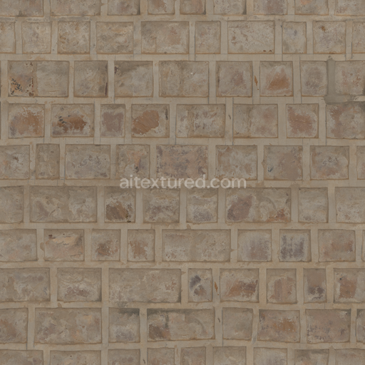 Red Sandstone Wall — Sandstone Wall Rough Wall Rough Uneven — PBR seamless 3D texture