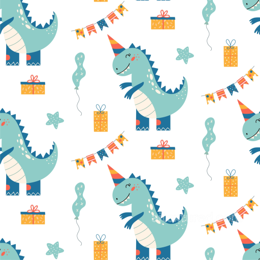 with Cute Dinosaur Cartoon Pattern for Baby Boy Themes seamless Baby Boy PBR texture